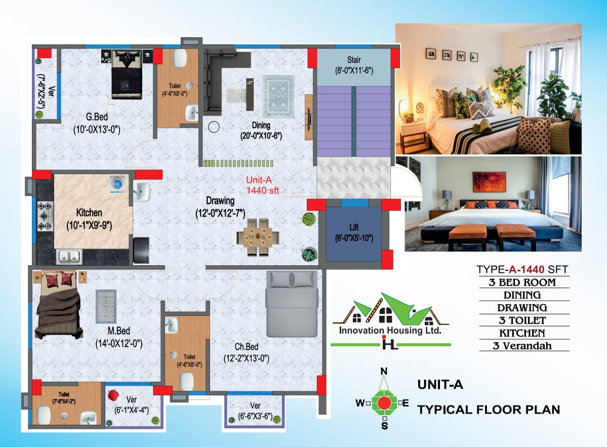 New Apartment Nice View